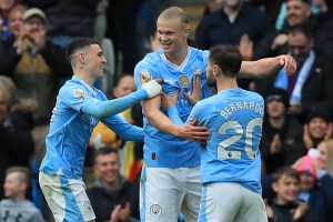 【プレミアリーグ速報】マンチェスターC、5得点でウルバーハンプトンに快勝