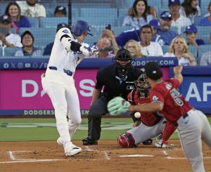 【ナ・リーグ速報】大谷は1安打　ドジャース、Dバックスに大敗