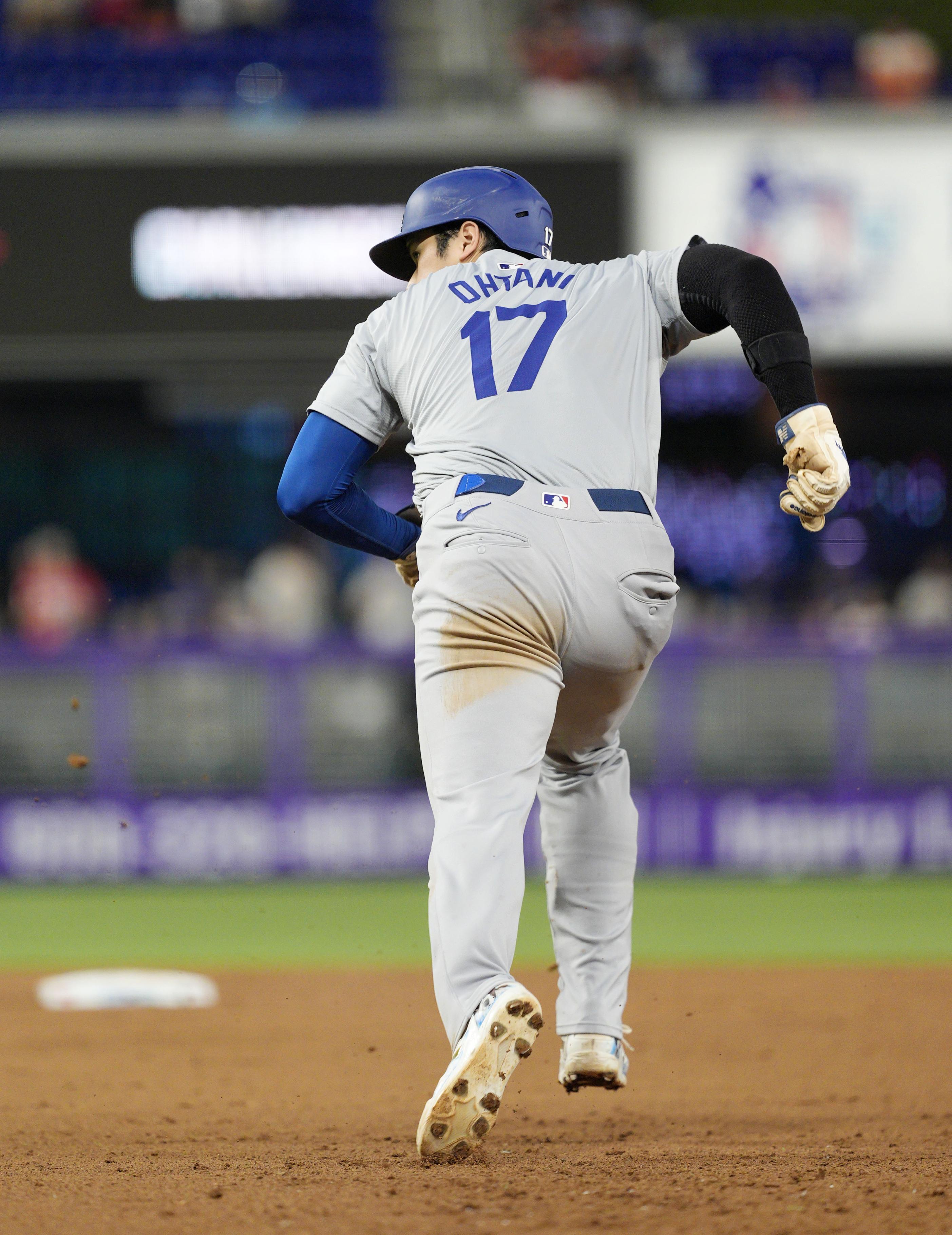 ５１盗塁目の大谷 米大リーグ・大谷