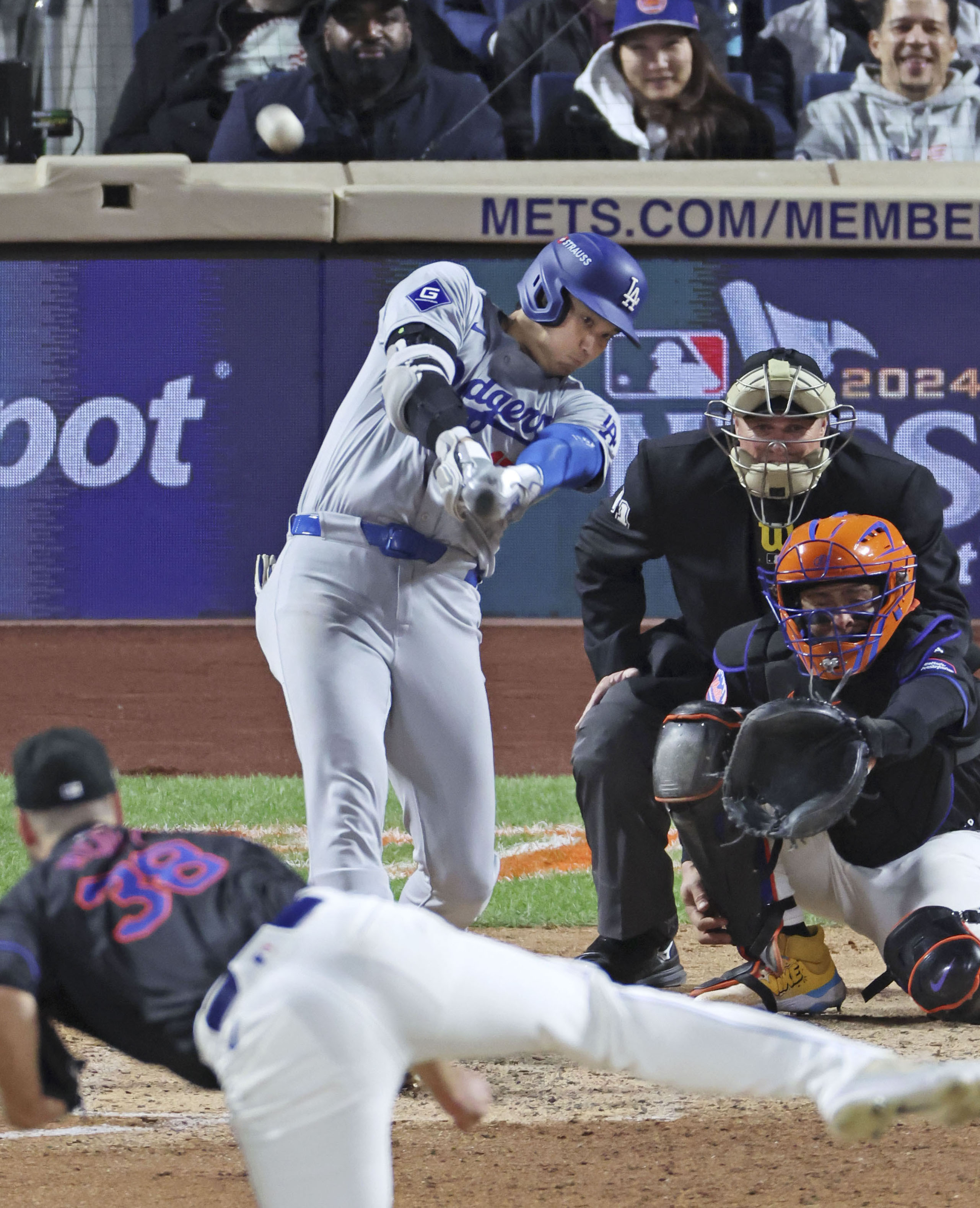 第3戦　３ランを放つ大谷 リーグ優勝決定シリーズ