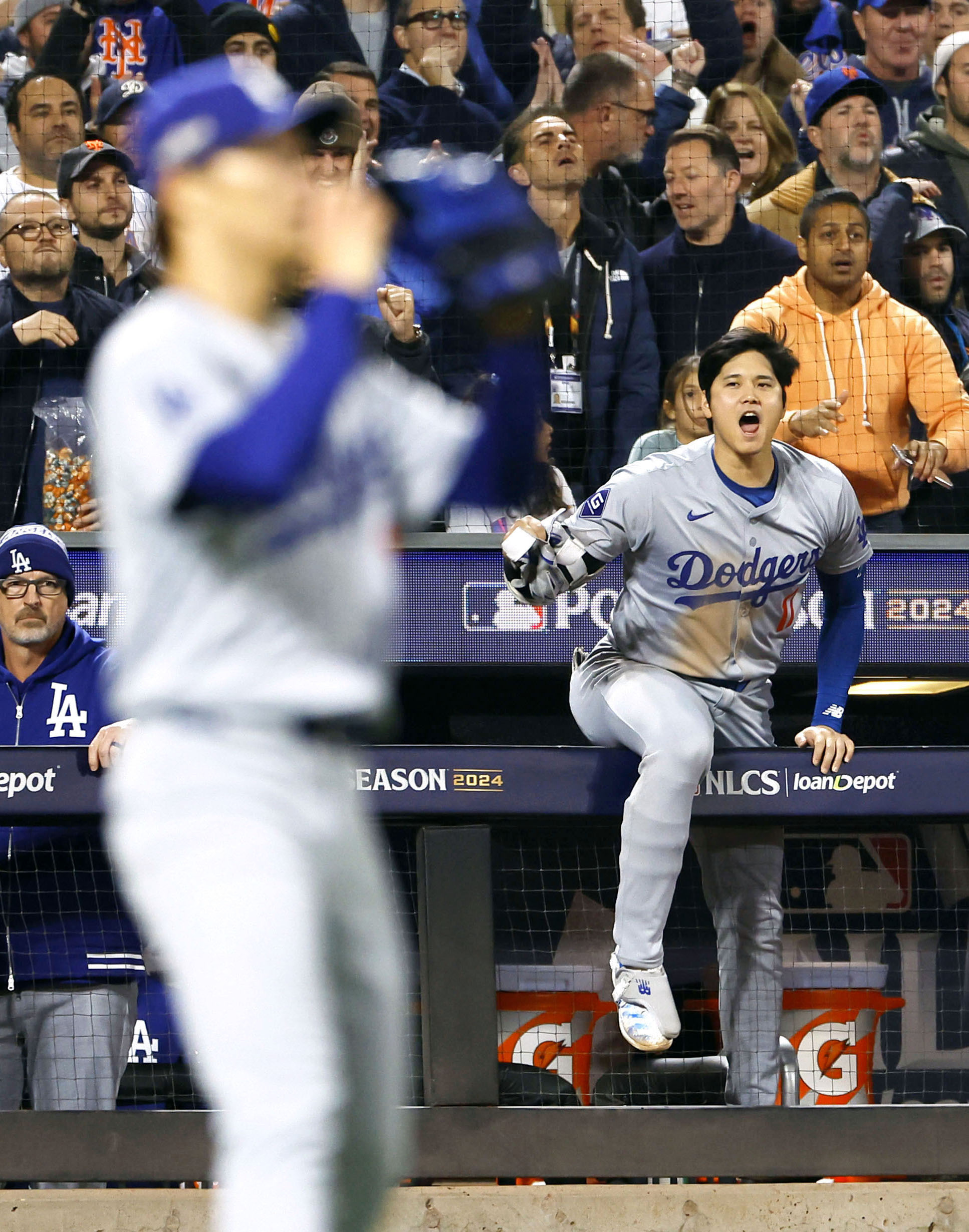 第4戦　３回の山本、大谷 リーグ優勝決定シリーズ