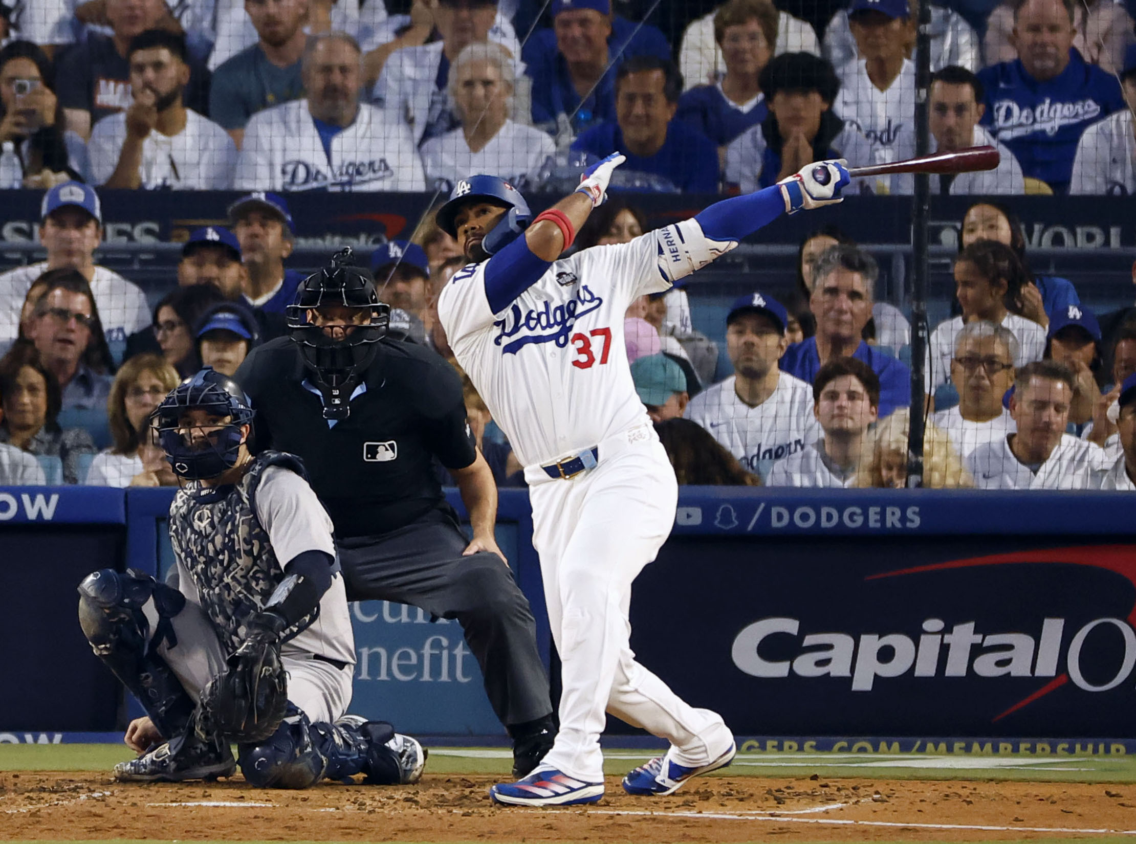 ２ランのＴ・ヘルナンデス ワールドシリーズ第２戦