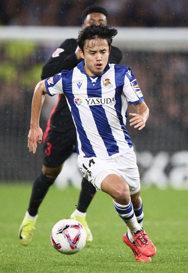 攻め込む久保 スペイン１部リーグ