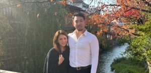 「パツパツ感がすごい！」菊池雄星、夫婦ショットの”白シャツ姿”に驚きの声