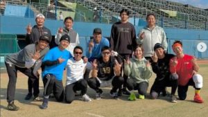 脇元華「野球もプロ並み」“チーム柳田”自主トレで見せた身体能力にファン驚き