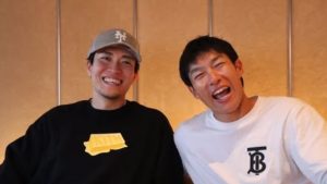 千賀滉大、柳田悠岐に「おっさんなっても頑張って」　笑顔のツーショットに「最高」とファン歓喜