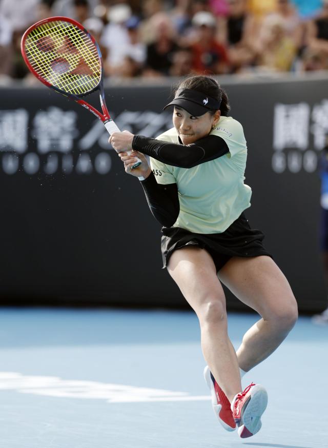 日比野菜緒 全豪テニス第２日