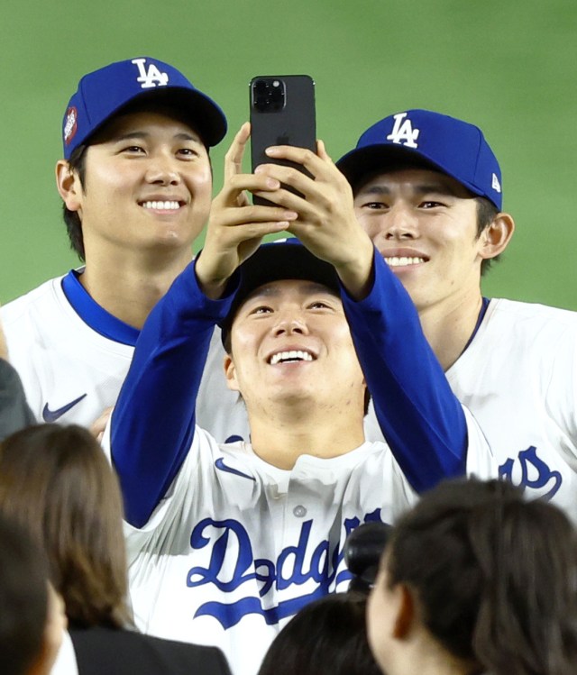 大谷、山本、佐々木 米大リーグ日本第２戦