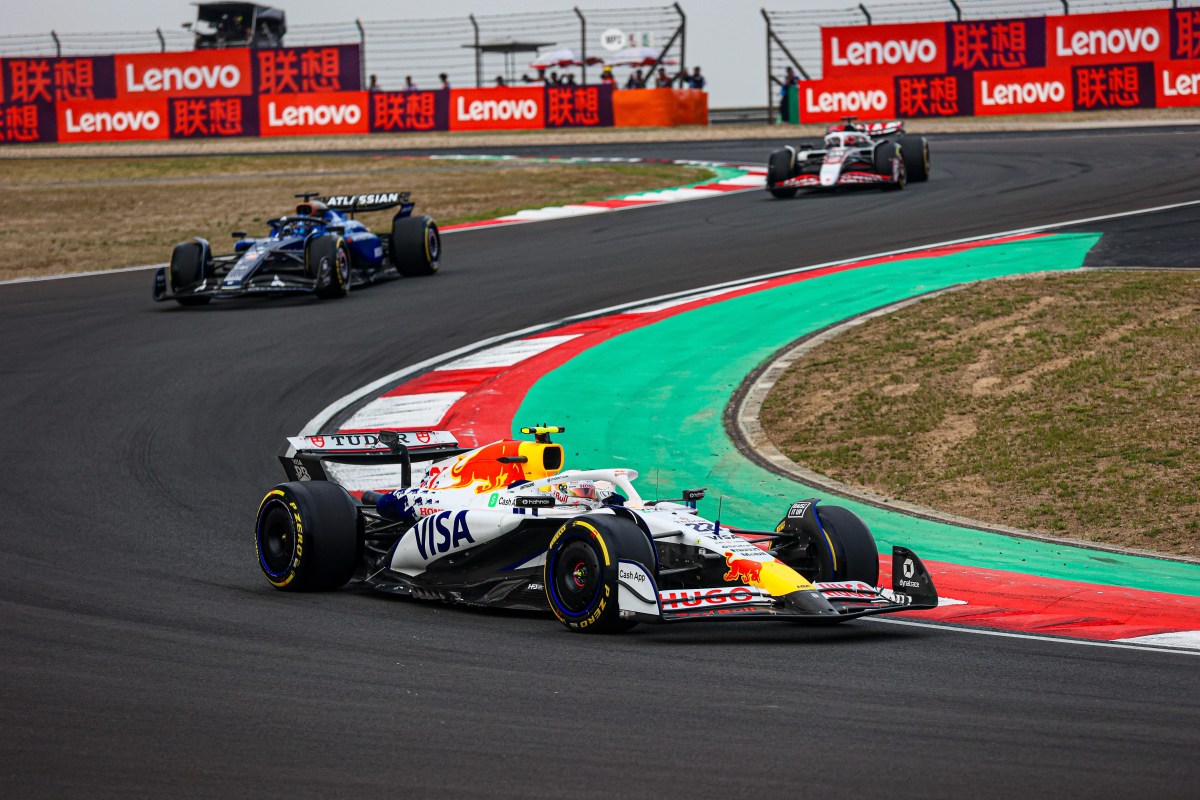 March 23, 2025, China, China: Yuki Tsunoda (JPN) - Visa Cash App RB F1 Team - RB VCARB02 - Honda RBPT during F1 Grand Prix of CHINA at Shanghai International Circuit on March 22, 2025 in Shanghai, China.(Photo by Song Haiyuan/Paddocker) (Credit Image: $00A9 Alessio De Marco/LiveMedia-IPA/ZUMA Press Wire)、クレジット：$00A9Ａｌｅｓｓｉｏ　Ｄｅ　Ｍａｒｃｏ／Ｉｐａ　Ｓｐｏｒｔ　／　Ｉｐａ／ＬｉｖｅＭｅｄｉａ－ＩＰＡ／ＺＵＭＡ　Ｐｒｅｓｓ　Ｗｉｒｅ／共同通信イメージズ