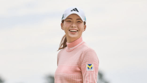 キュートな“しぶこスマイル”に注目！渋野日向子が「Vポイント×SMBCレディース」参戦