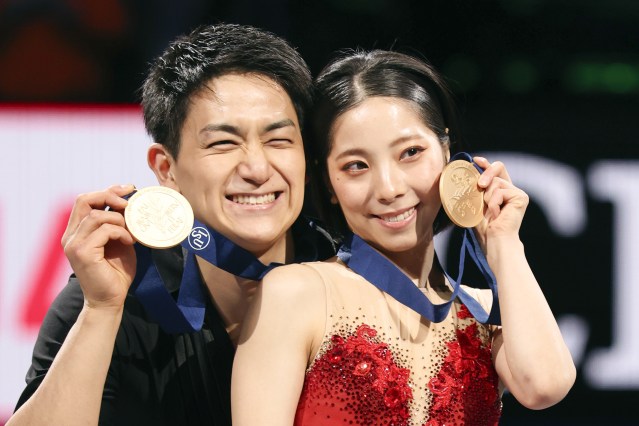 三浦璃来、木原龍一組 ペア三浦、木原組「金」