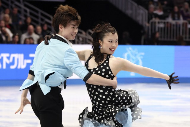 吉田唄菜、森田真沙也組 フィギュア世界選手権