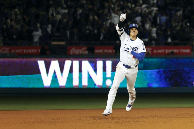 サヨナラ本塁打の大谷 米大リーグ・大谷