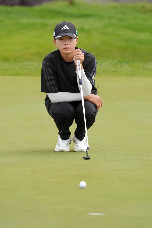 ラインを読む渋野 ブラックデザート最終Ｒ