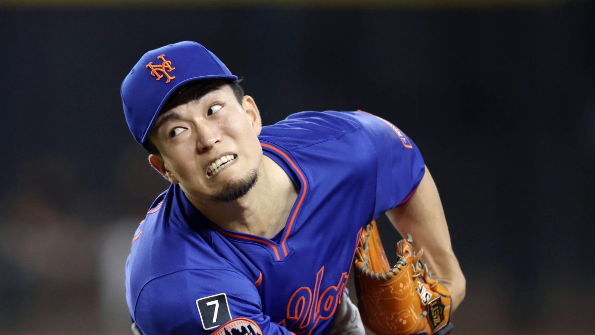 ダイヤモンドバックス戦に先発し、６回無失点で４勝目を挙げたメッツ・千賀＝フェニックス（共同）