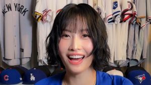 MISAMOがユニ姿で“MLB診断”に挑戦「激かわで困る」「かわいいがぎゅって詰まってる」