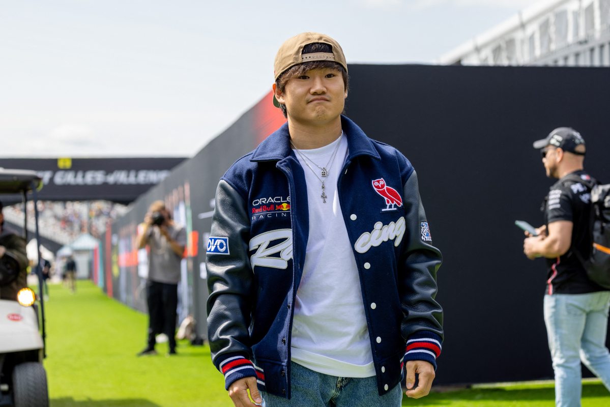 Yuki Tsunoda (JPN) - Oracle Red Bull Racing - Red Bull RB21 - Honda RBPT during Formula 1 Pirelli Grand Prix du Canada 2025, Montreal, Quebec, Canada, from Jun 12th to 15th - Round 10 of 24 of 2025 F1 World Championship、クレジット：ＩＰＡ　Ｓｐｏｒｔ／ＡＢＡＣＡ／共同通信イメージズ