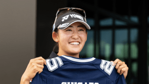 「I’m so happy!」全米女子プロ4位の岩井千怜、サプライズにうれしさ露わ