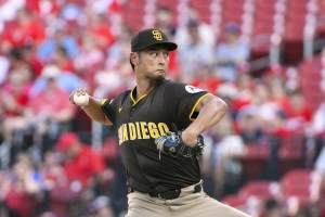 カージナルス戦に先発したパドレスのダルビッシュ＝セントルイス（イマジンイメージズ・ロイター＝共同）