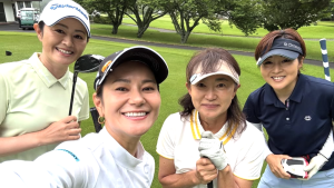 「凄いメンバー」「楽しそうでほっこり」宮里藍、先輩プロに敗戦も笑顔