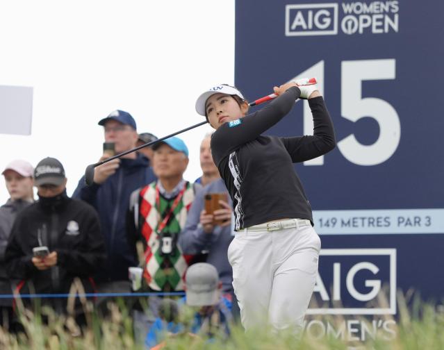 山下美夢有 全英女子ゴルフ第２Ｒ