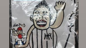 「決して僕から絵描くよとは……」画伯・前田健太、甲子園出場校にまさかのプレゼント