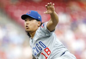 レッズ戦に先発したカブス・今永＝シンシナティ（共同）