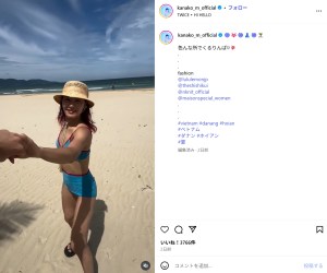 村上佳菜子、水着姿でターン　美しいスタイルに「さすが」「宇宙一可愛い」とネット大絶賛