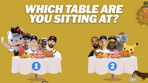 大谷翔平の隣にハローキティ？ 　MLBが“夢の食卓”画像を公開、問いかけにファン即答「もちろんTable1」