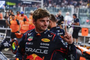 F1 GP Abu Dhabi 2025, No. 1 Max Verstappen (NED), Red Bull Racing RB21, Honda、クレジット：ＨＯＣＨ　ＺＷＥＩ／ＤＰＡ／共同通信イメージズ