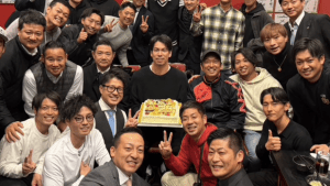 楽天入り前田健太「残り少ないPL戦士として…」　恩師・同級生ら集結の“復帰祝い”で決意新た