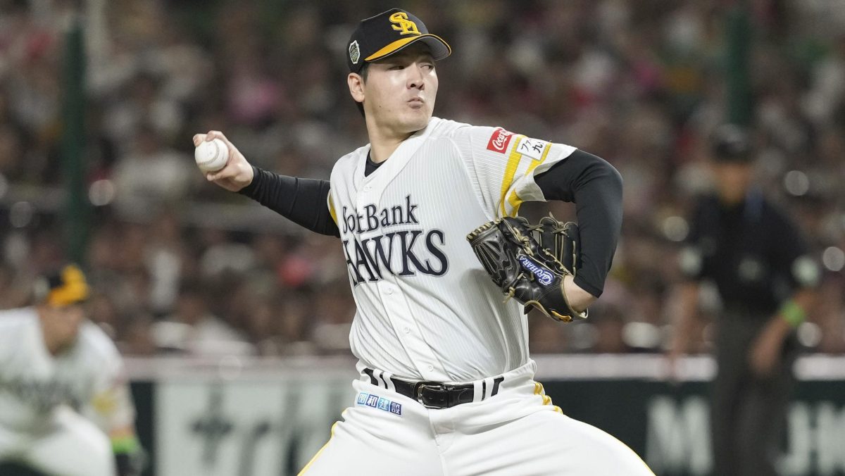 阪神戦に先発したソフトバンク・有原＝みずほペイペイドーム