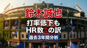 打率.285から.245へ激変も32発103打点！　データが示すカブス・鈴木誠也の「モデルチェンジ」【MLBコラム】