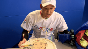 杉谷拳士「一生忘れない」35歳の誕生日を報告　巨大ケーキに注目集まる「コーチ就任おめでとうございます」