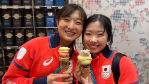 【五輪】坂本花織＆中井亜美、人生最高の“ご褒美スウィーツ”に弾ける笑顔「達成感という隠し味で美味しさ倍増」「素敵過ぎる」