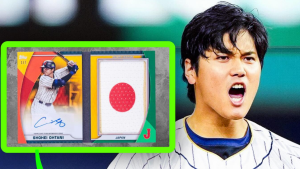 侍ジャパン・大谷翔平が背負った“日の丸”を封入　世界に1枚しかないトレカにファン垂涎「発売に向けて資金温存しておくか」「ALL INするぞ！」