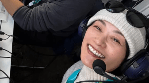 モーグルレジェンドの上村愛子、解説席での現在の姿に「やっぱかわいいなー！」　46歳の自撮りショットに「若い頃より目が優しくなった」と絶賛