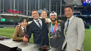 ヌートバーや二宮和也らと元侍戦士の密着集合ショット　今年のWBCならではの顔ぶれに反響「豪華メンバー」「ナイス渡辺謙ハブ」