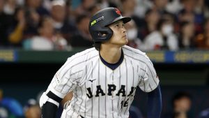指名打者部門で今大会のベストナインに選ばれた大谷