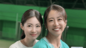 園田彩乃「寒かったみたい」　美人プレーヤーからの“抱きつき”写真にファン沸く　「めちゃくちゃかわいい」「ハグしたい」