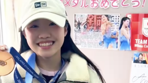 現役女子高生・中井亜美、銅メダル手に高校凱旋後すぐ定期試験　“普通の高校生活”が「癒されますね」と話題に