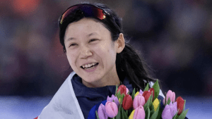 「とても美しい」今季限りで引退の髙木美帆、ラストレース後の笑顔に反響　晴れやかな表情に「女優さんになってほしい」の声も