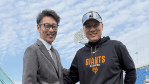 「夢のツーショット」元木大介、巨人で活躍した“アジアの大砲”と再会　「日韓のスーパースター競演」「懐かしい方ですね」