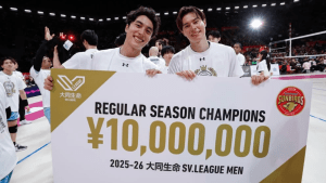 高橋藍「優勝！！」兄・塁との2ショット公開　歓喜の報告に「痺れましたっ！」「器用すぎ 上手すぎ」