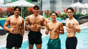 「さすがにAIや」44歳・糸井嘉男の“ムキムキ水着姿”がデカすぎる！　目を疑うファン続出「肩幅バグっとるｗ」「ガタイおかしい」