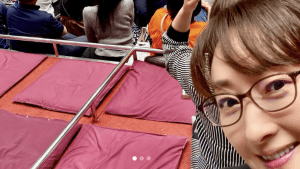 元宝塚トップ娘役、初めての相撲観戦に大興奮！　「ひぇ～枡席!!」「良かったですネ～」と反響