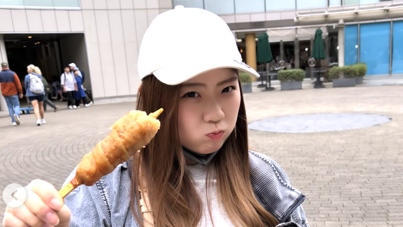 紀平梨花と屋台グルメで満喫するひととき