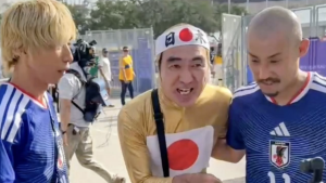 前田大然のそっくり芸人、W杯会場で江頭2:50に遭遇！思いがけない声かけに「これはヤバい」「すげーー！」ファンも興奮
