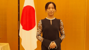 「素敵なドレス」髙木美帆、国民栄誉賞表彰式の上品コーデが話題に「メイクもちょっとかえた？」