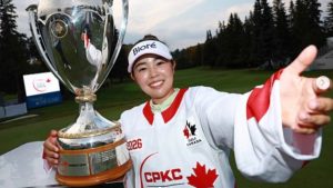 上田桃子「肉娘おめでとう」　山下美夢有、米ツアー完全優勝に千鳥ノブら著名人から祝福の嵐
